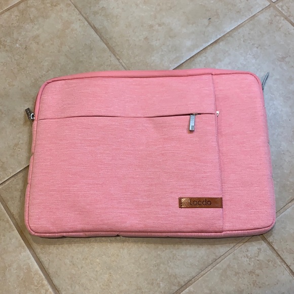 NEW Lacdo 15" Laptop Sleeve in Pink - Picture 2 of 7
